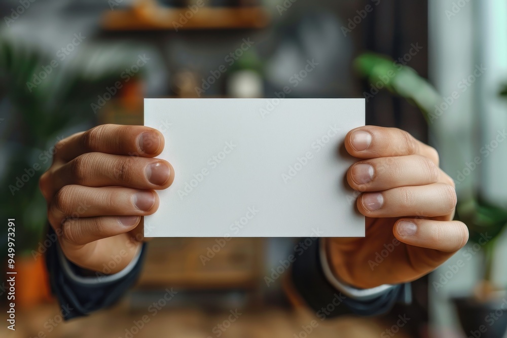 Blank Business Card Mockup Blank Business Card Mockup