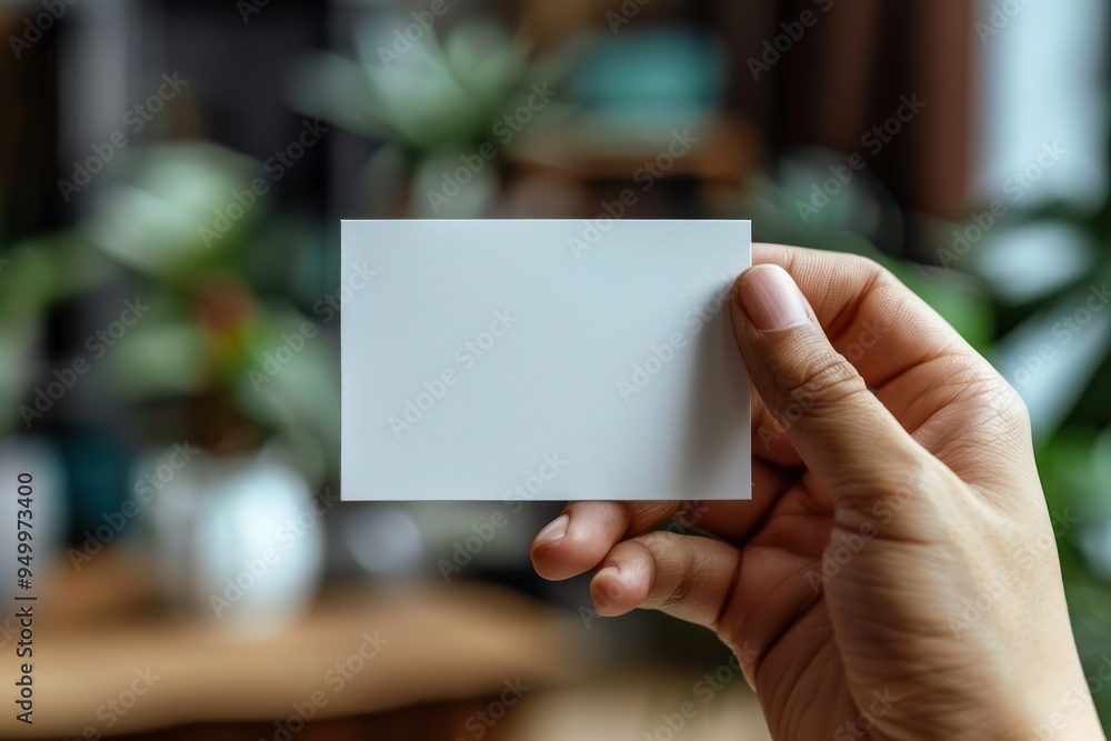 Blank Card Mockup Blank Card Mockup