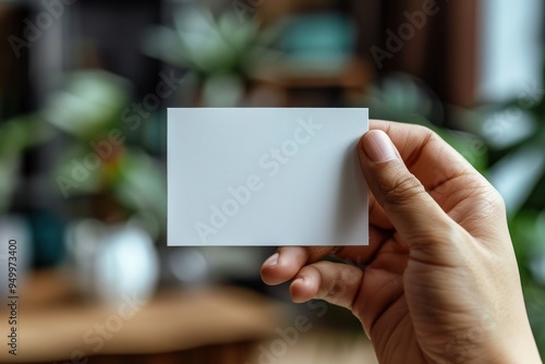 Blank Card Mockup