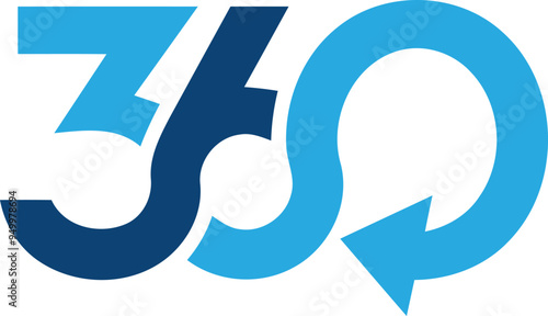 360 logo design