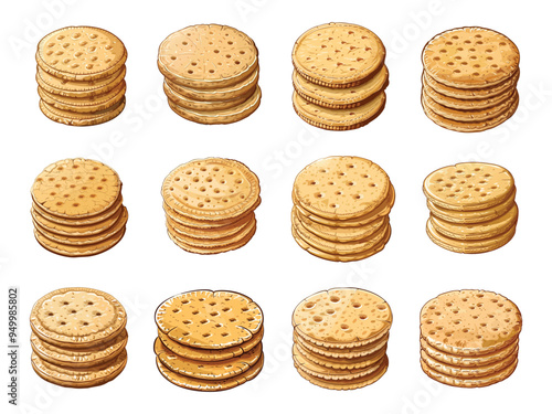 Biscuit clipart design illustration