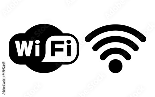 set of wireless fidelity icons