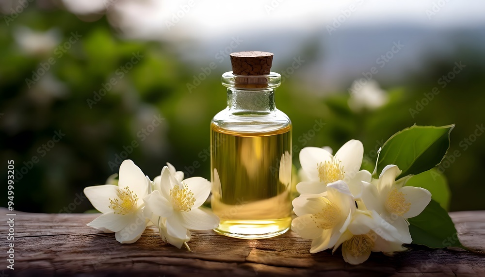 A bottle of Jasmine Root Oil A bottle of Jasmine Root Oil