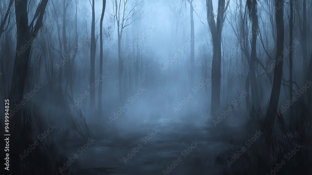 horror illustration scary background horror background ,ghost forest for halloween and art illustration horror illustration scary background horror background ,ghost forest for halloween and art illustration