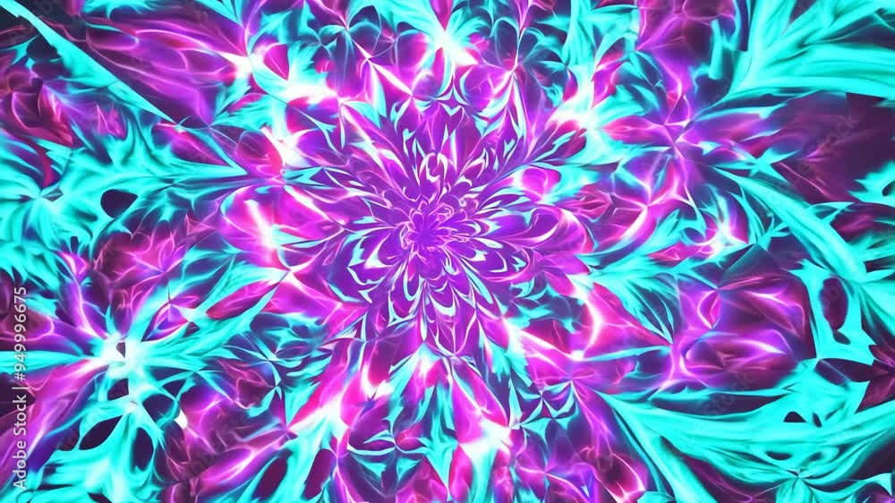 Vibrant Abstract Fractal Animation with Dynamic Rotating Designs Vibrant Abstract Fractal Animation with Dynamic Rotating Designs