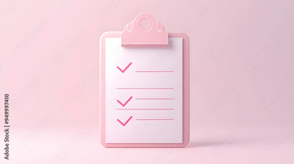 3d Clipboard, checklist symbol. Assignment target icon. Project task management and effective time planning tools. 3d rendering. Vector illustration, white background 3d Clipboard, checklist symbol. Assignment target icon. Project task management and effective time planning tools. 3d rendering. Vector illustration, white background