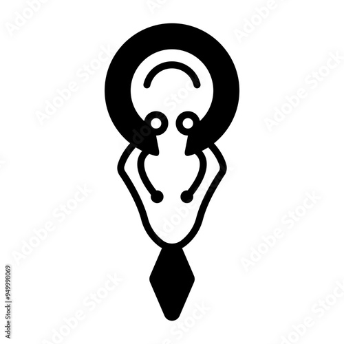 Needle Threader concept, thread tiny needles vector icon design, Bespoke tailoring symbol, Made-to-measure clothing sign,Sew and Tailor materials stock illustration