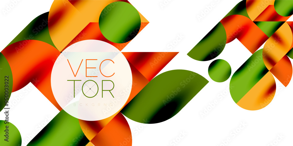 Tech minimal circular shapes geometric art. Vector modern circles Tech minimal circular shapes geometric art. Vector modern circles