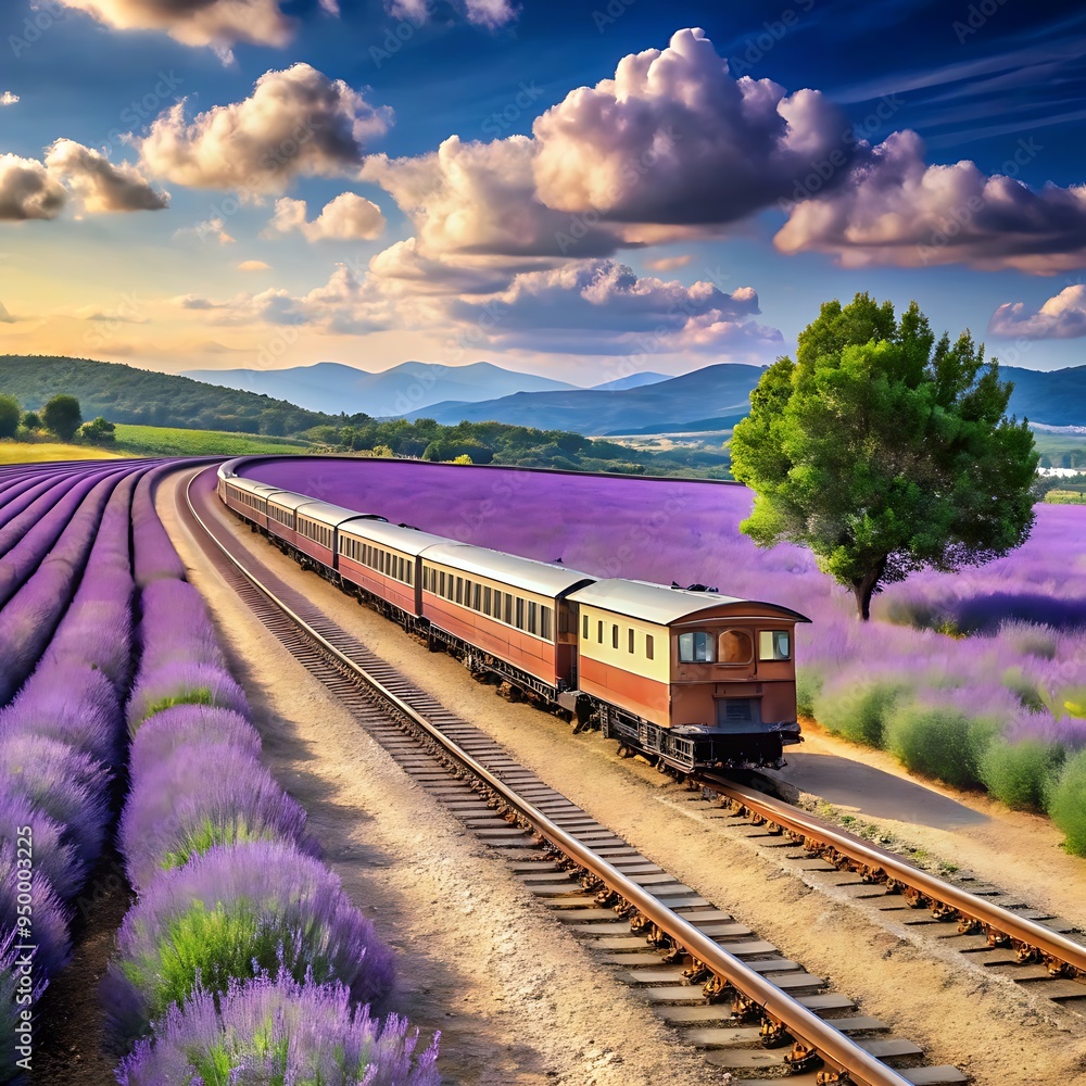 Obraz premium Field landscape during day time