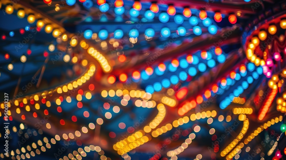 Obraz premium Carnival light wallpaper