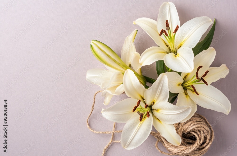 White Lilies and Twine White Lilies and Twine