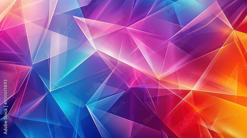 Abstract Geometric Pattern with Vibrant Colors Abstract Geometric Pattern with Vibrant Colors
