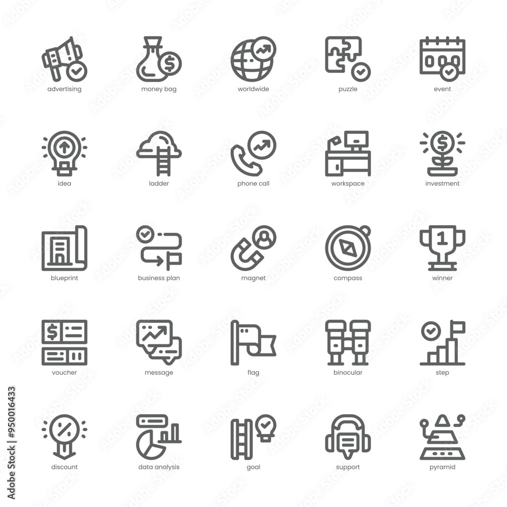 Corporate Strategy icon pack for your website, mobile, presentation, and logo design. Corporate Strategy icon outline design. Vector graphics illustration and editable stroke. Corporate Strategy icon pack for your website, mobile, presentation, and logo design. Corporate Strategy icon outline design. Vector graphics illustration and editable stroke.