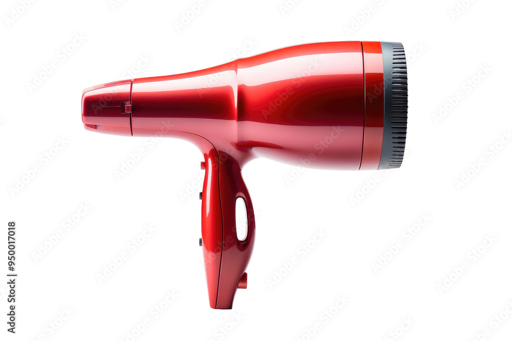 Compact Hair Dryer with Foldable Handle with Isolated on Transparent Background Compact Hair Dryer with Foldable Handle with Isolated on Transparent Background