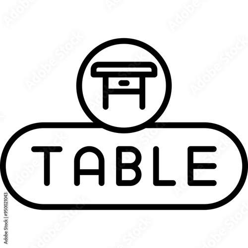 Table Button Icon