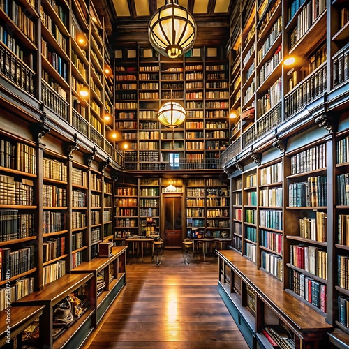 Wallpaper Mural Books in the library Torontodigital.ca