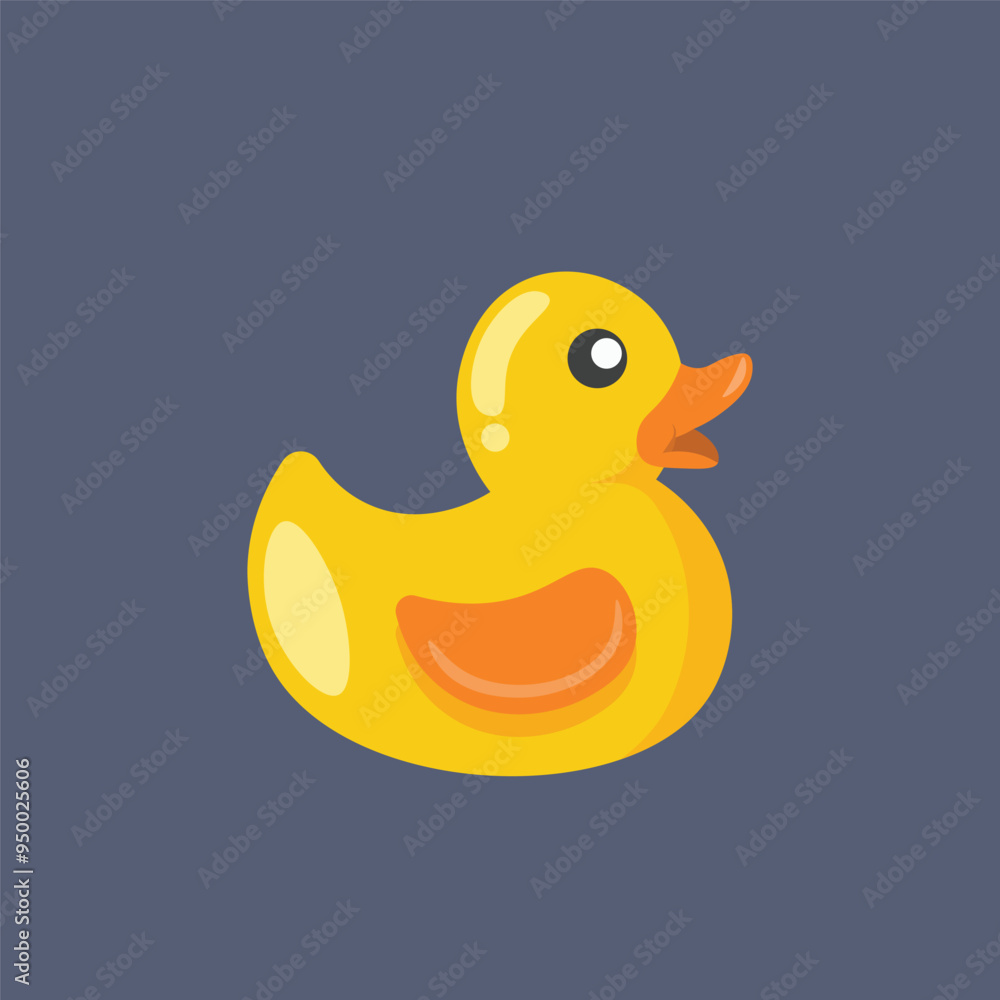 duck rubber in flat vector design. duck rubber in flat vector design.