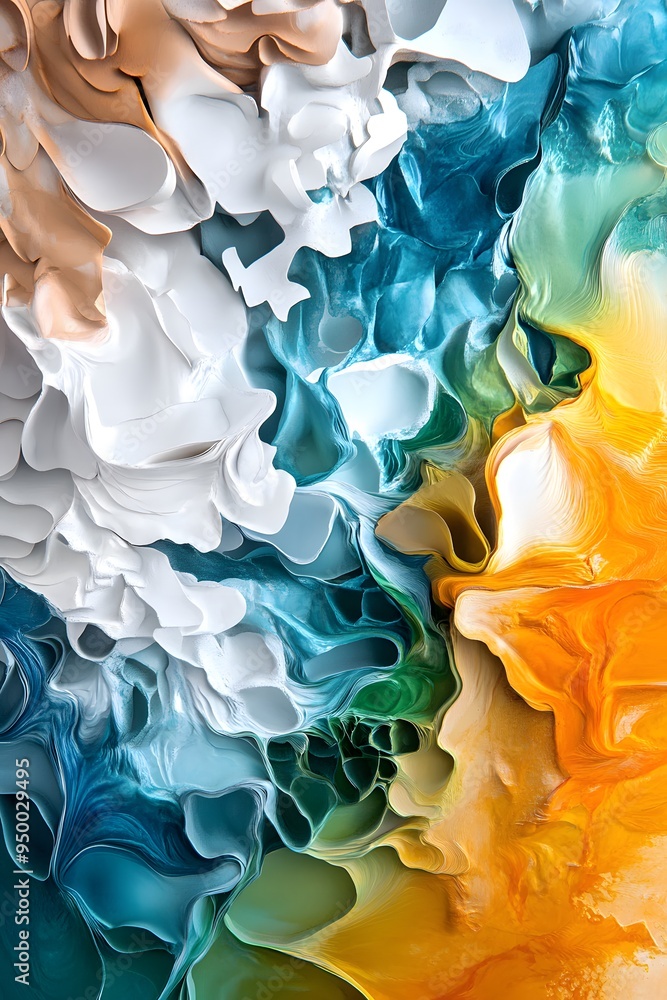 Abstract Swirling Colors. Abstract Swirling Colors.