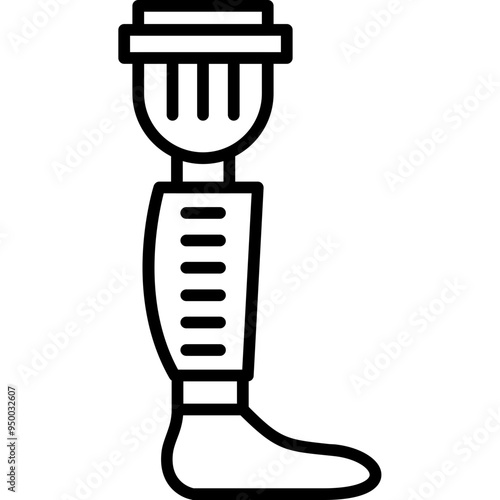 Prosthetic Leg Icon