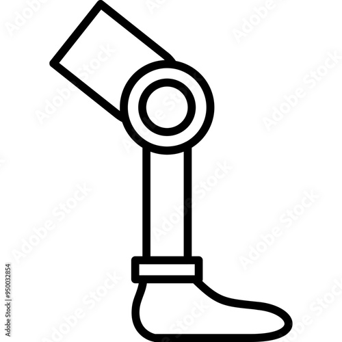 Prosthetic Leg Icon