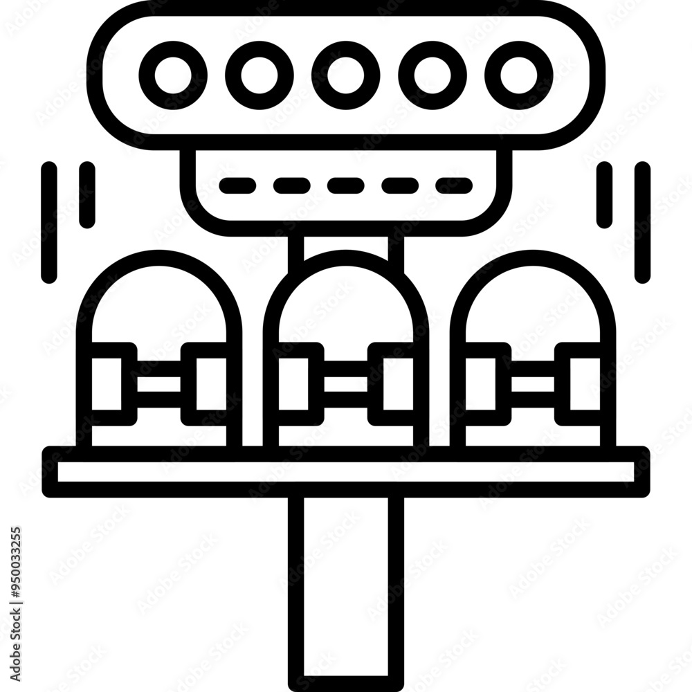 Drop Tower Icon Drop Tower Icon