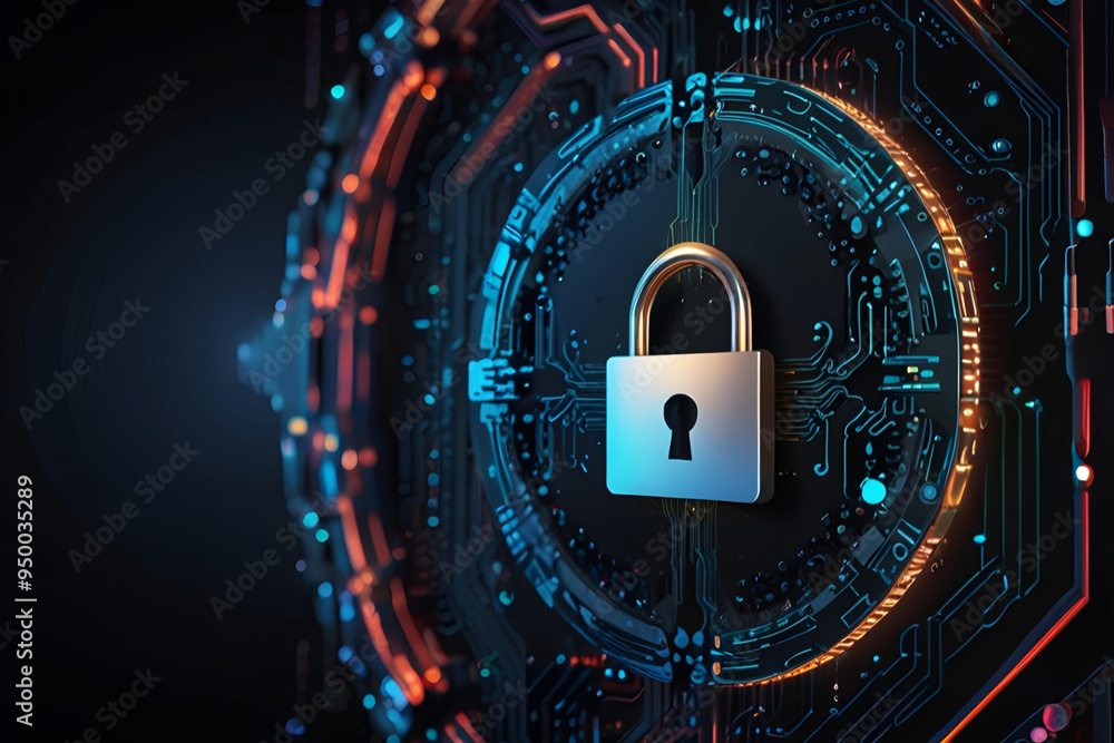 cyber security network for online attack prevention , illustration digital protection and data encryption cyber security network for online attack prevention , illustration digital protection and data encryption