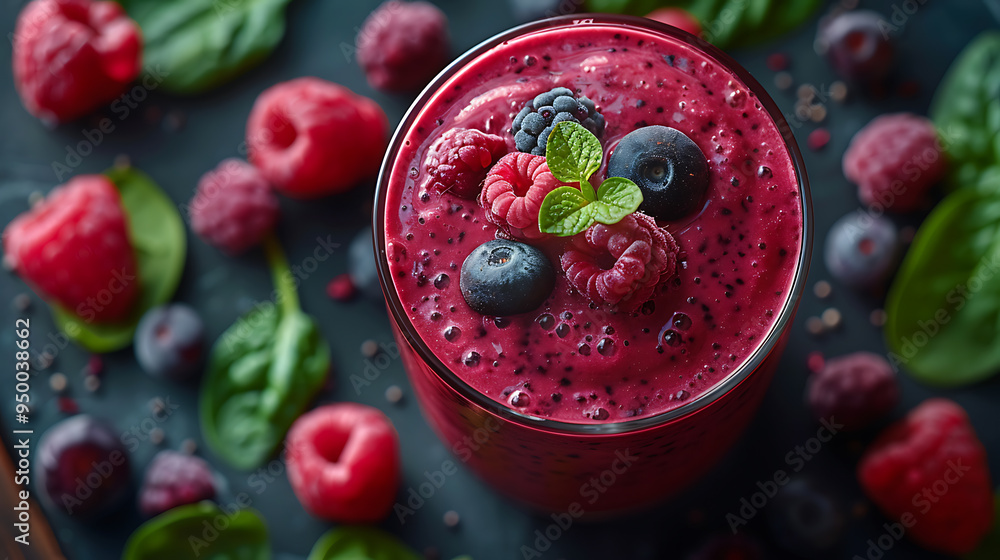 Fresh smoothie with mixed berries
Fresh smoothie with mixed berries