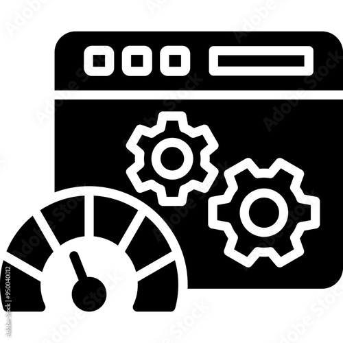 Web page speed test Icon