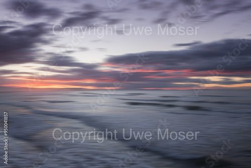 sunset seas and cloudscape ...