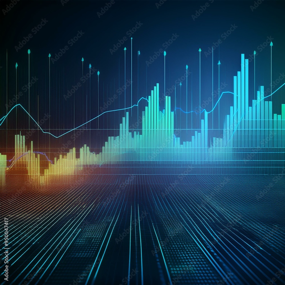 Innovative technology background for financial markets or stock markets. Stock image. Innovative technology background for financial markets or stock markets. Stock image.