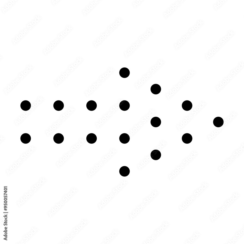 Dotted Shape Geometric Dotted Shape Geometric