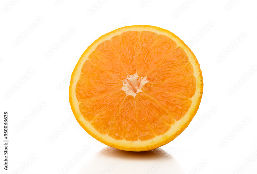 orange slice isolated on white background orange slice isolated on white background
