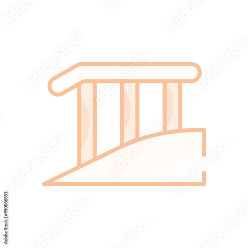 Wheelchair Ramp vector icon