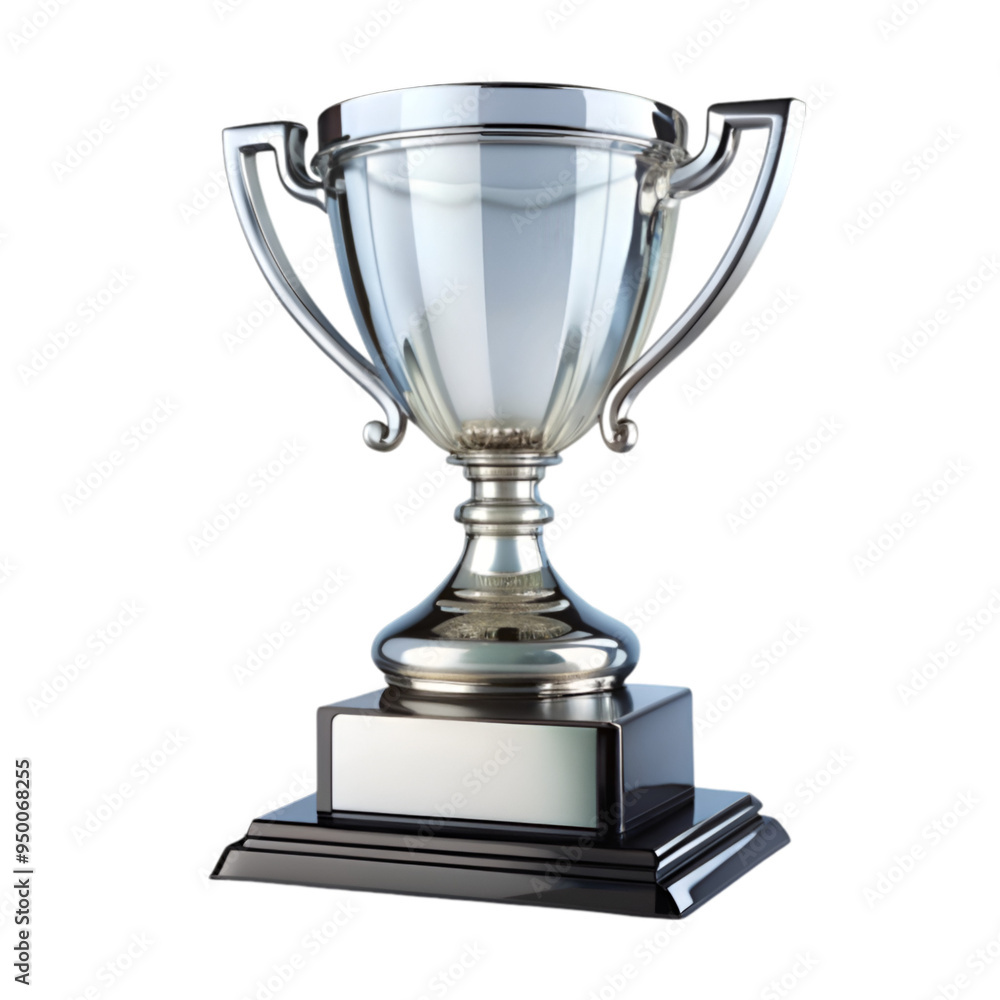 Glass trophy or acrylic winner award realistic Glass trophy or acrylic winner award realistic