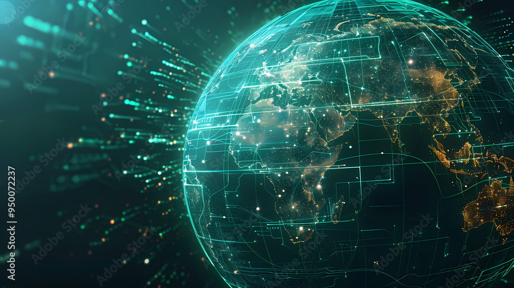 2d illustration world map abstract background.Global network connection. World map point and line composition concept of global business. 2d illustration world map abstract background.Global network connection. World map point and line composition concept of global business.