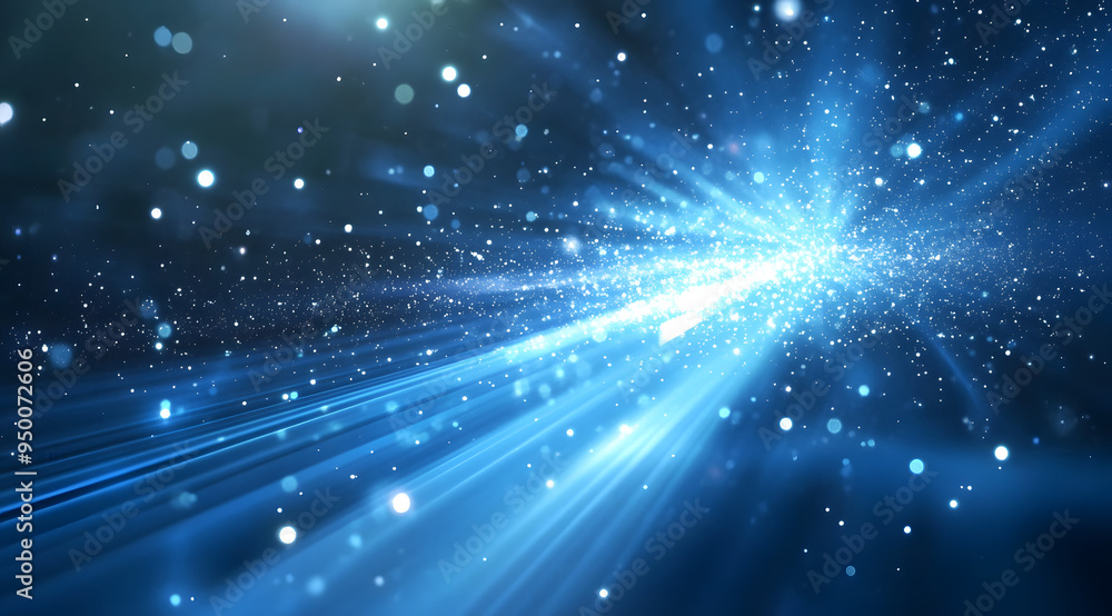 Blue Light-Speed Background with Laser Beams and Stars, 3D Render Illustrating the Concept of Futuristic Technology and Space Travel, Perfect for Depicting Sci-Fi Themes, High-Speed Motion, and Advanc Blue Light-Speed Background with Laser Beams and Stars, 3D Render Illustrating the Concept of Futuristic Technology and Space Travel, Perfect for Depicting Sci-Fi Themes, High-Speed Motion, and Advanc