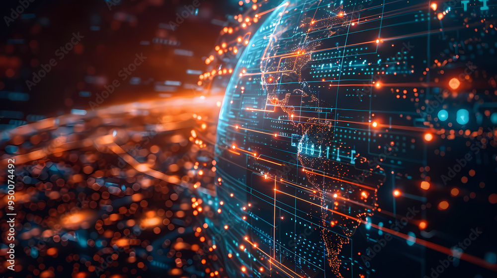 2d illustration world map abstract background.Global network connection. World map point and line composition concept of global business. 2d illustration world map abstract background.Global network connection. World map point and line composition concept of global business.