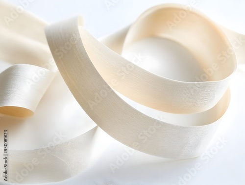 Arrangement of Double Sided Tape in Clean Minimal Studio Setting photo