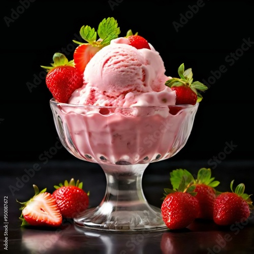 Ice Cream, Dessert, Sweet, Creamy, Cold, Frozen, Delicious, Summer, Treat, Vanilla, Chocolate, Strawberry, Sprinkles, photo