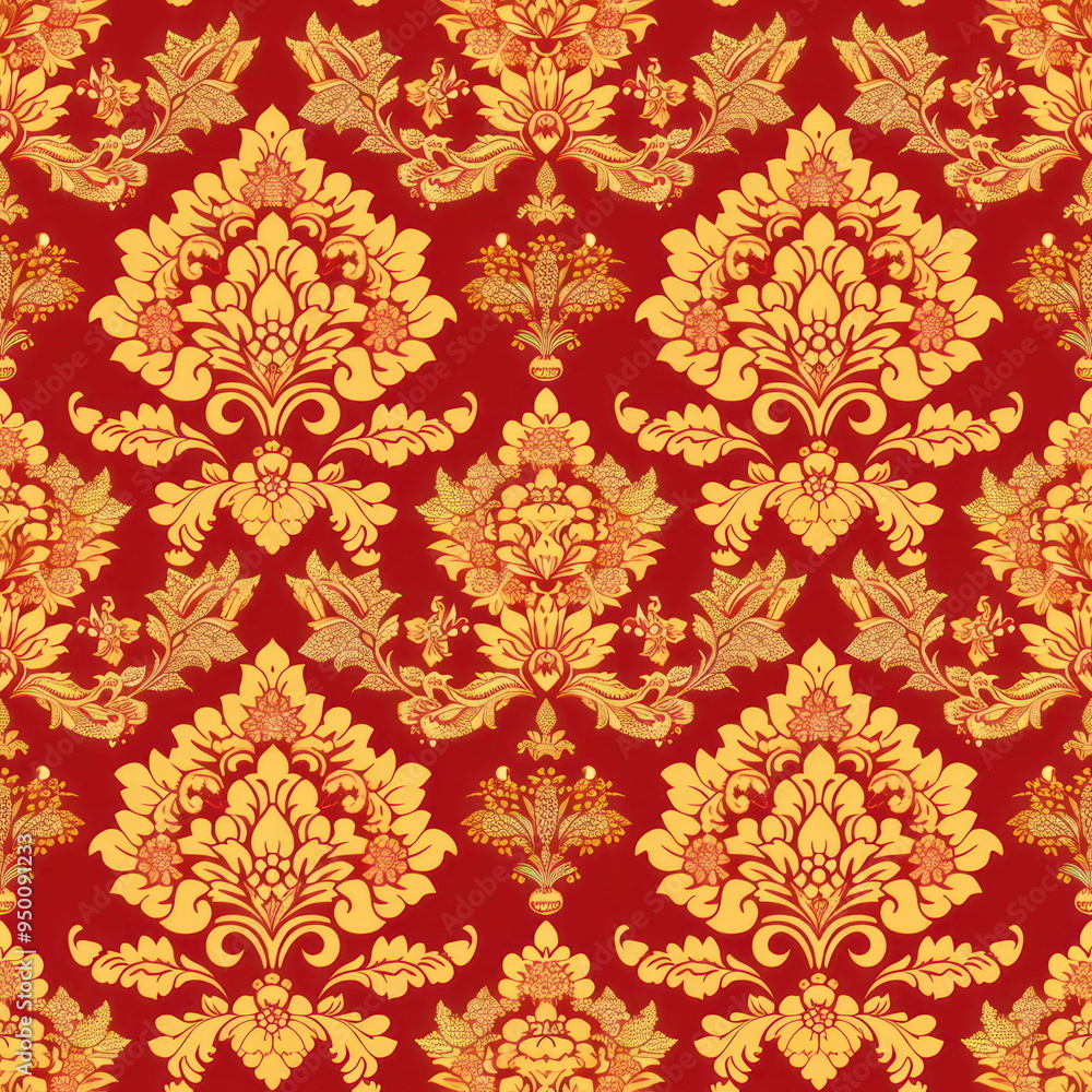 Textile repeat pattern of Thai fabric patterns, seamless Textile repeat pattern of Thai fabric patterns, seamless