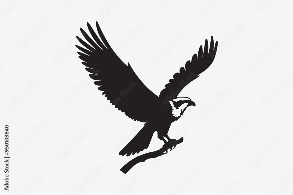 Obraz premium Egret Bird vector art and illustration