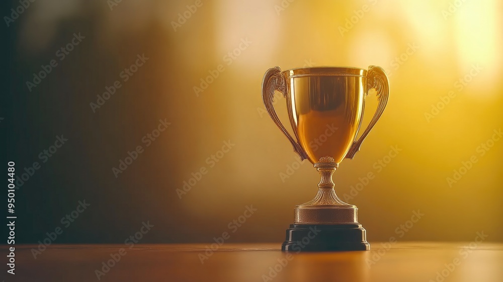Prestigious Trophy with Elegant Detailing, Focused Illumination Prestigious Trophy with Elegant Detailing, Focused Illumination