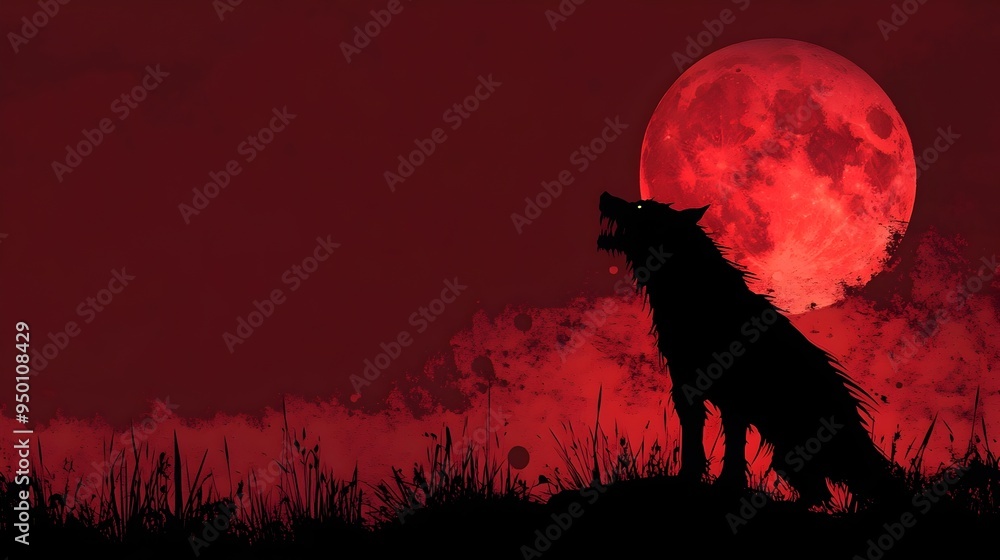 Cursed Beast Hunting Under the Crimson Glow of the Full Moon Cursed Beast Hunting Under the Crimson Glow of the Full Moon