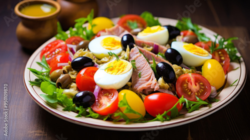 Salade Niçoise French Food