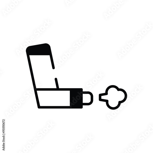 Inhaler vector icon