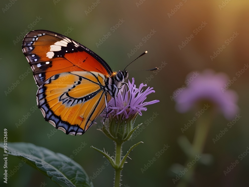 High-Resolution Macro Photograph of a Butterfly with Bright, Intricate Patterns and Colors High-Resolution Macro Photograph of a Butterfly with Bright, Intricate Patterns and Colors