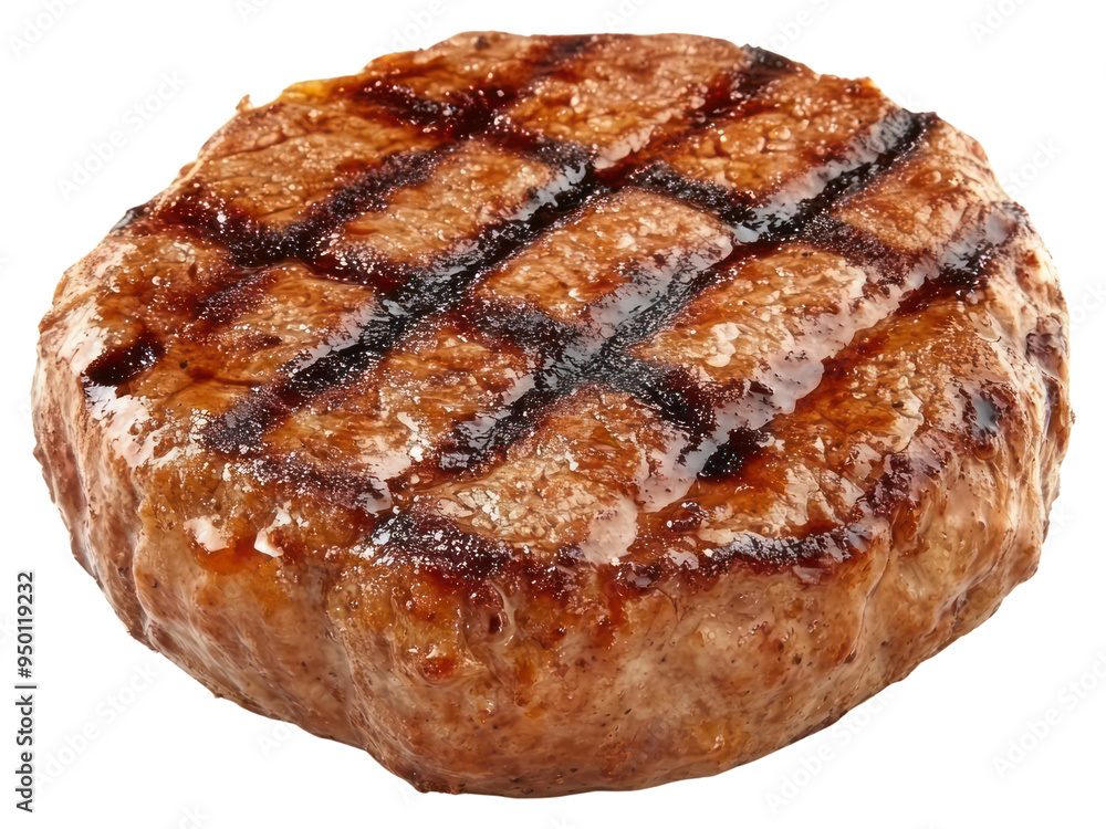 PNG Juicy grilled beef patty closeup PNG Juicy grilled beef patty closeup