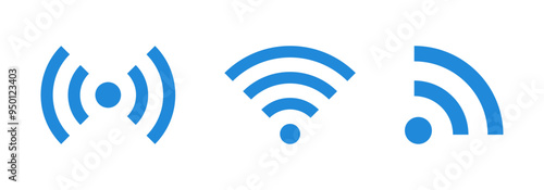 Wi-Fi signal icon set