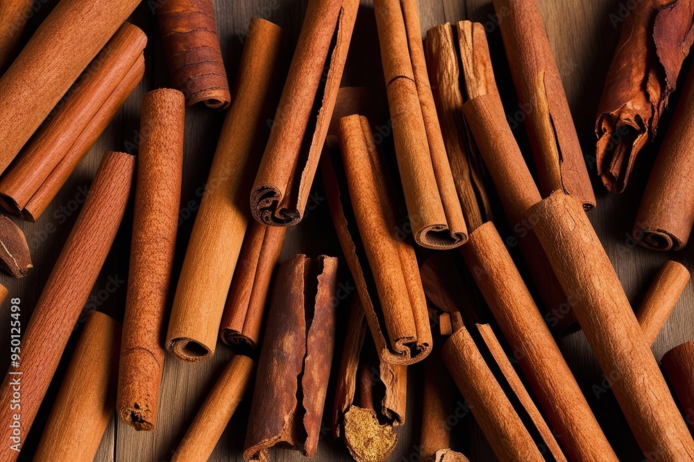Detailed View of Isolated Cinnamon Bark Quills Aromatic Herb and Spice Exploration Detailed View of Isolated Cinnamon Bark Quills Aromatic Herb and Spice Exploration