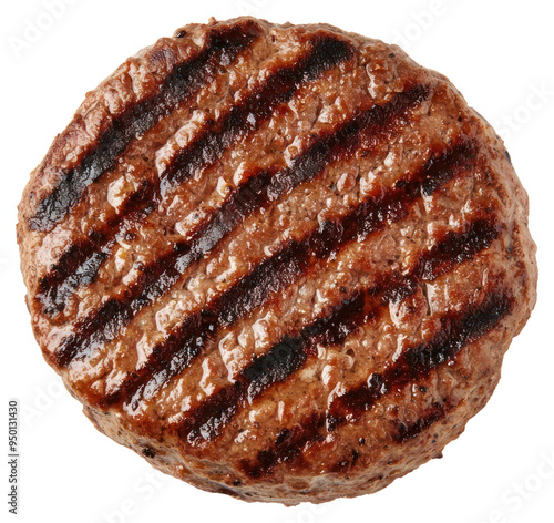PNG Juicy grilled beef patty closeup